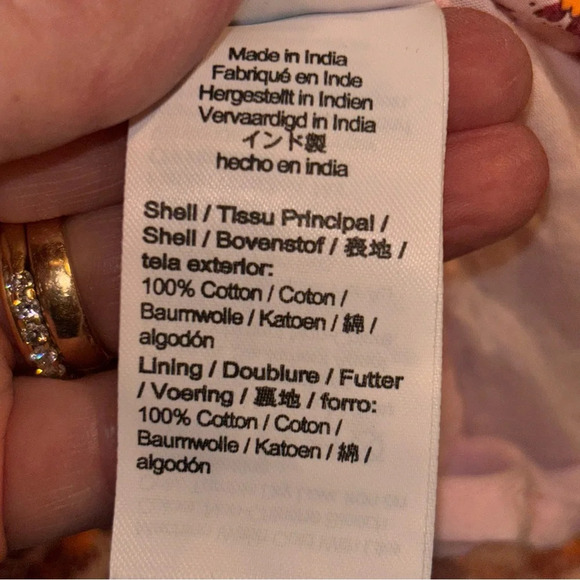 J Crew Cotton Poplin Mini Dress in peony paisley,4, Peasant Cottagecore Easter - Picture 7 of 12